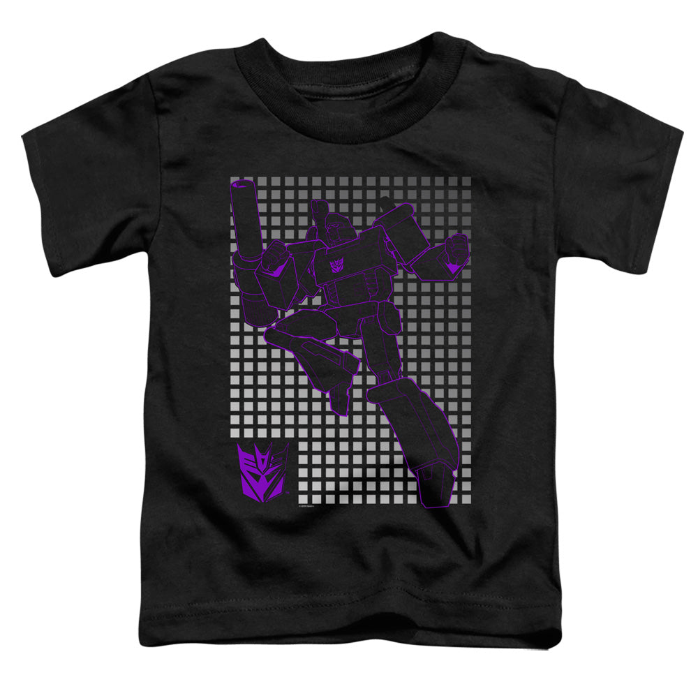 Transformers Toddler T-Shirt Megatron Grid Black Tee