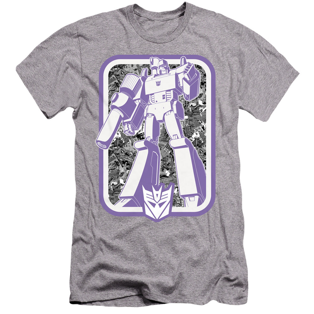 Transformers Canvas T-Shirt Megatron Stance Heather Tee