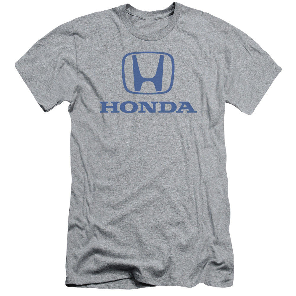 Honda Slim Fit T-Shirt Blue Standard Logo Heather Tee