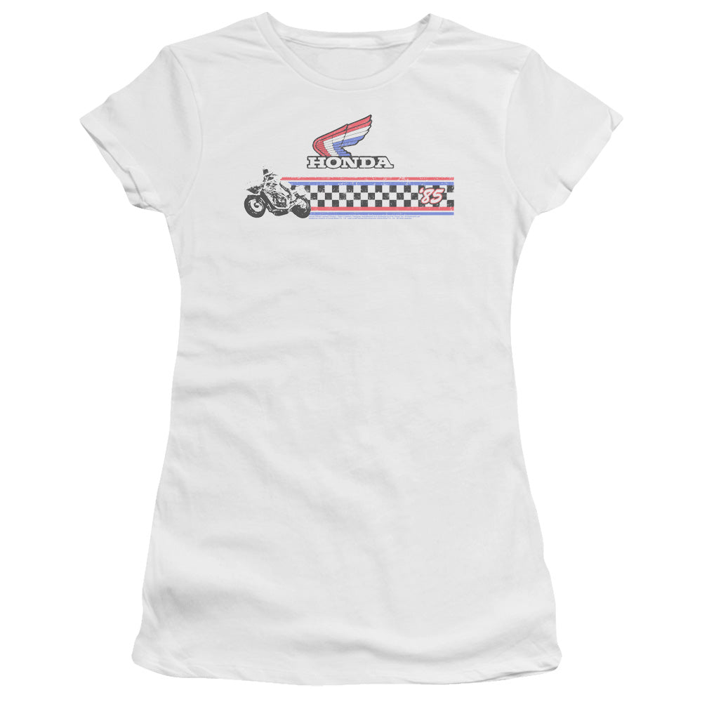 Honda Juniors Premium T-Shirt '85 Classic Red White Blue Log