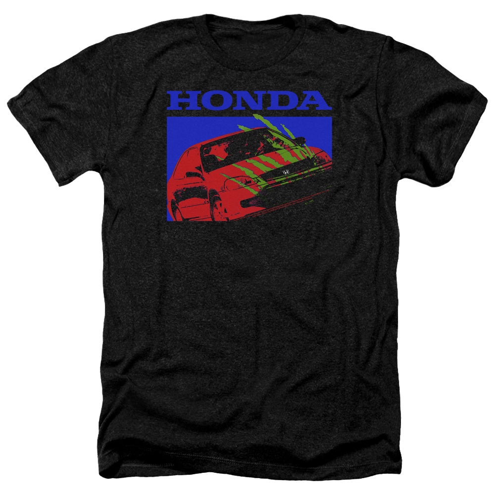 Honda Heather T-Shirt Bold Civic Coupe Black Tee