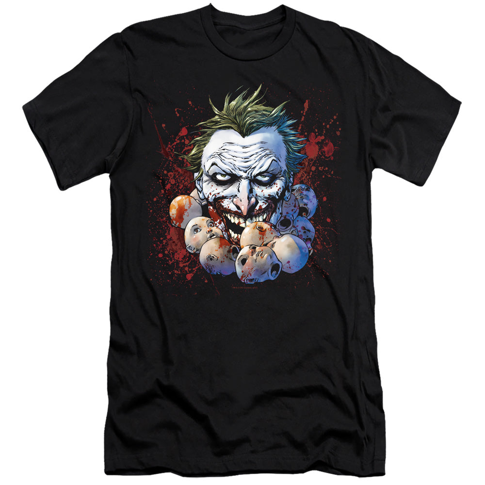 JLA Premium Canvas T-Shirt Doll Heads Black Tee