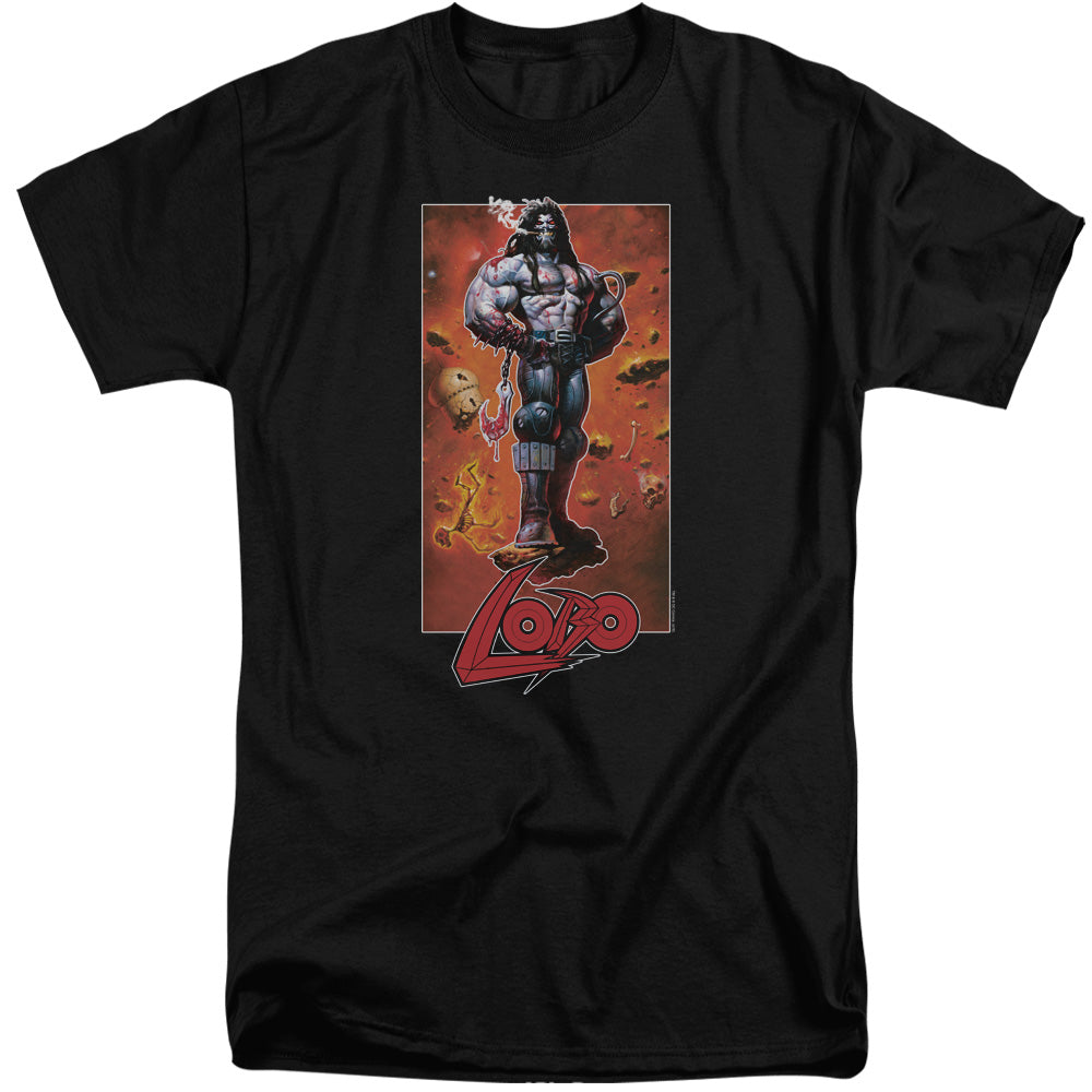 Lobo Tall T-Shirt Pose Black Tee