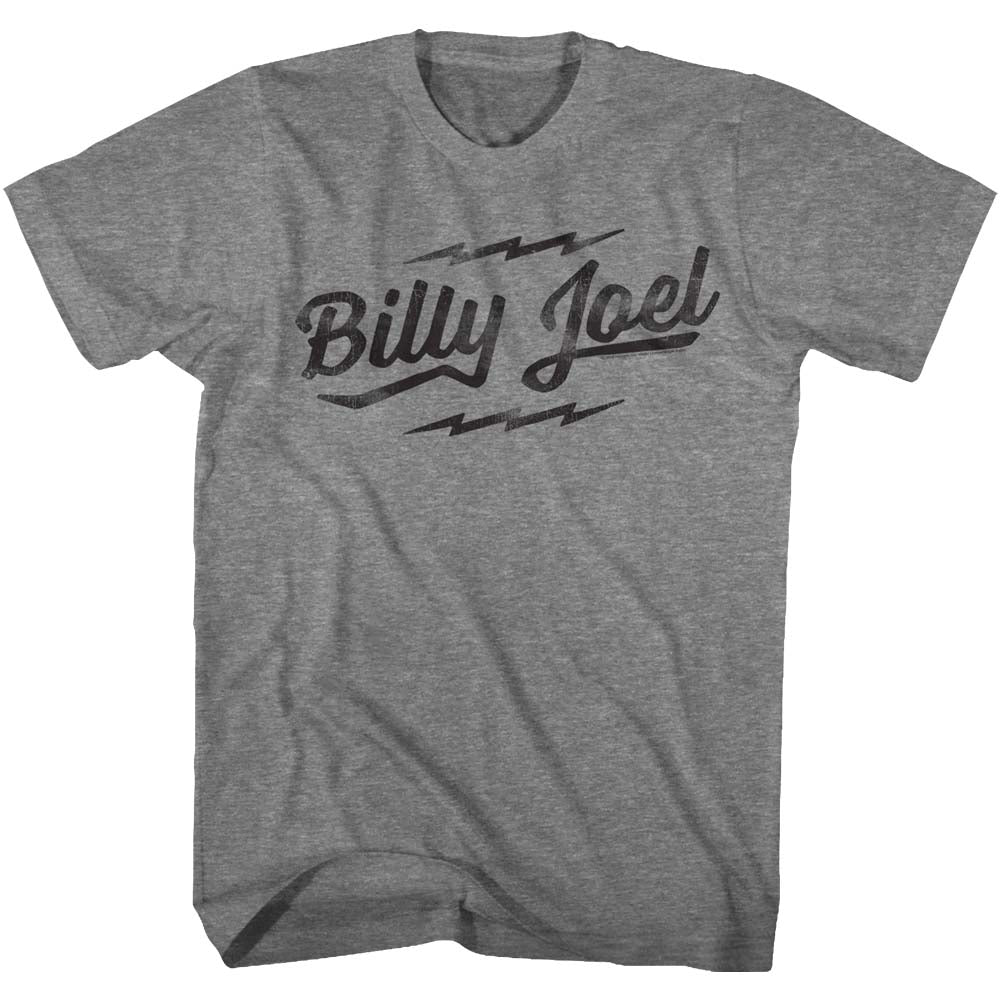 Billy Joel T-Shirt Logo Grey Tee