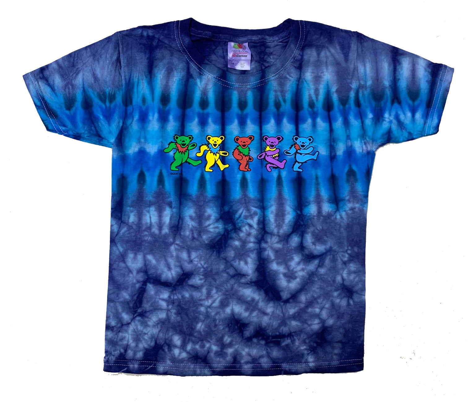 Grateful Dead Kids T-Shirt Dancing Bears Tie Dye Tee