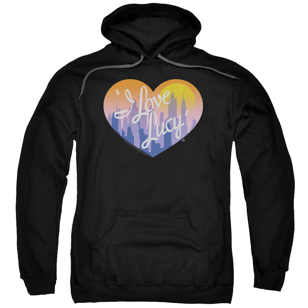 I Love Lucy Hoodie City Logo Black Hoody