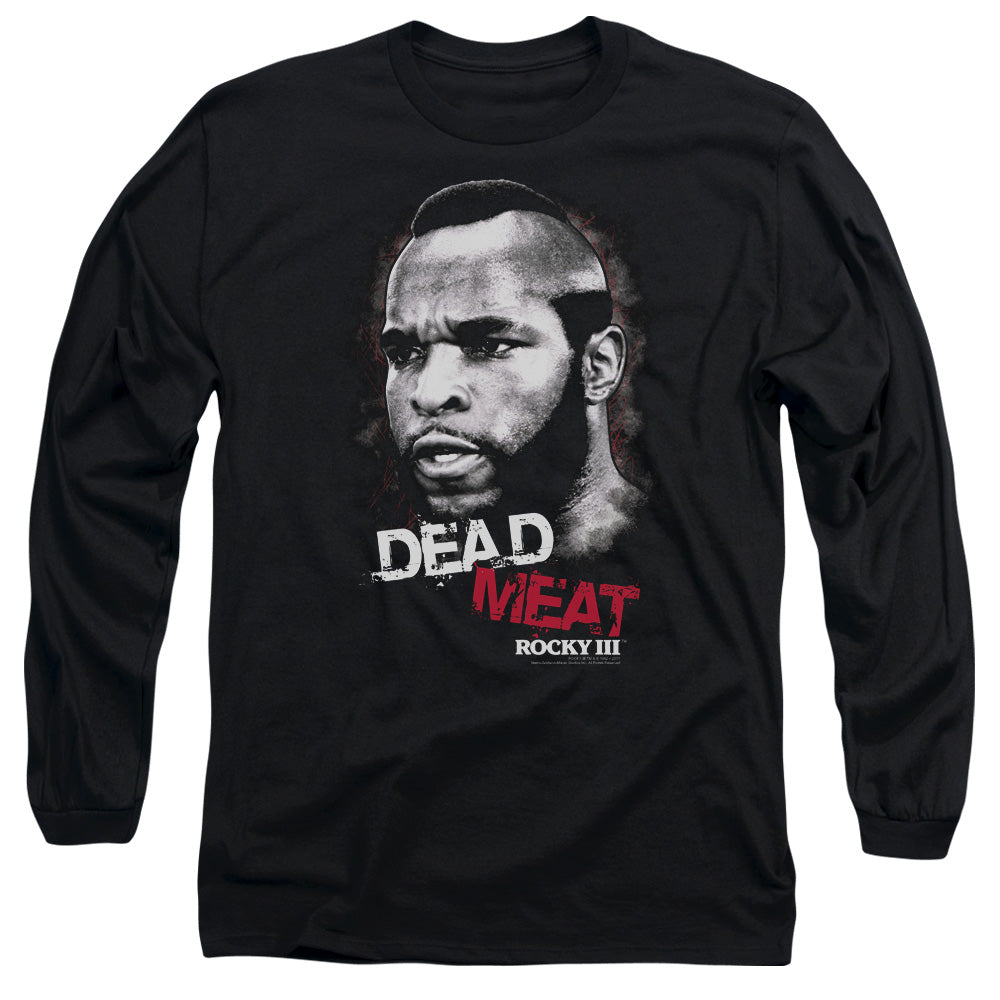 Rocky III Long Sleeve T-Shirt Dead Meat Black Tee