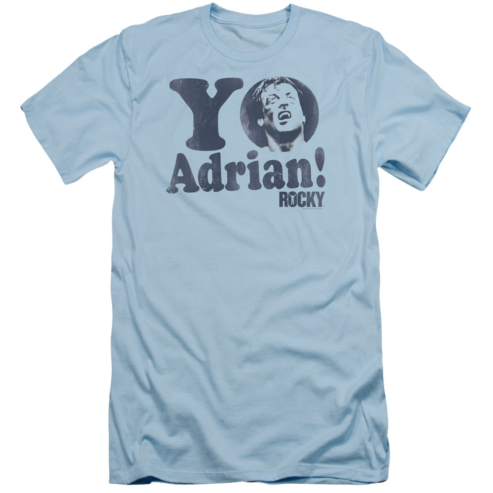 Rocky Slim Fit T-Shirt Yo Adrian Light Blue Tee