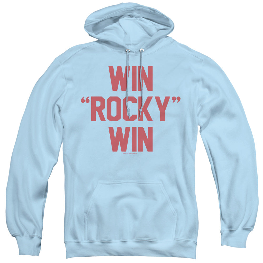 Rocky Hoodie Win Rocky Win Light Blue Hoody