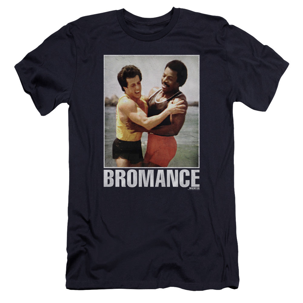 Rocky Premium Canvas T-Shirt Balboa and Creed Bromance Navy Tee