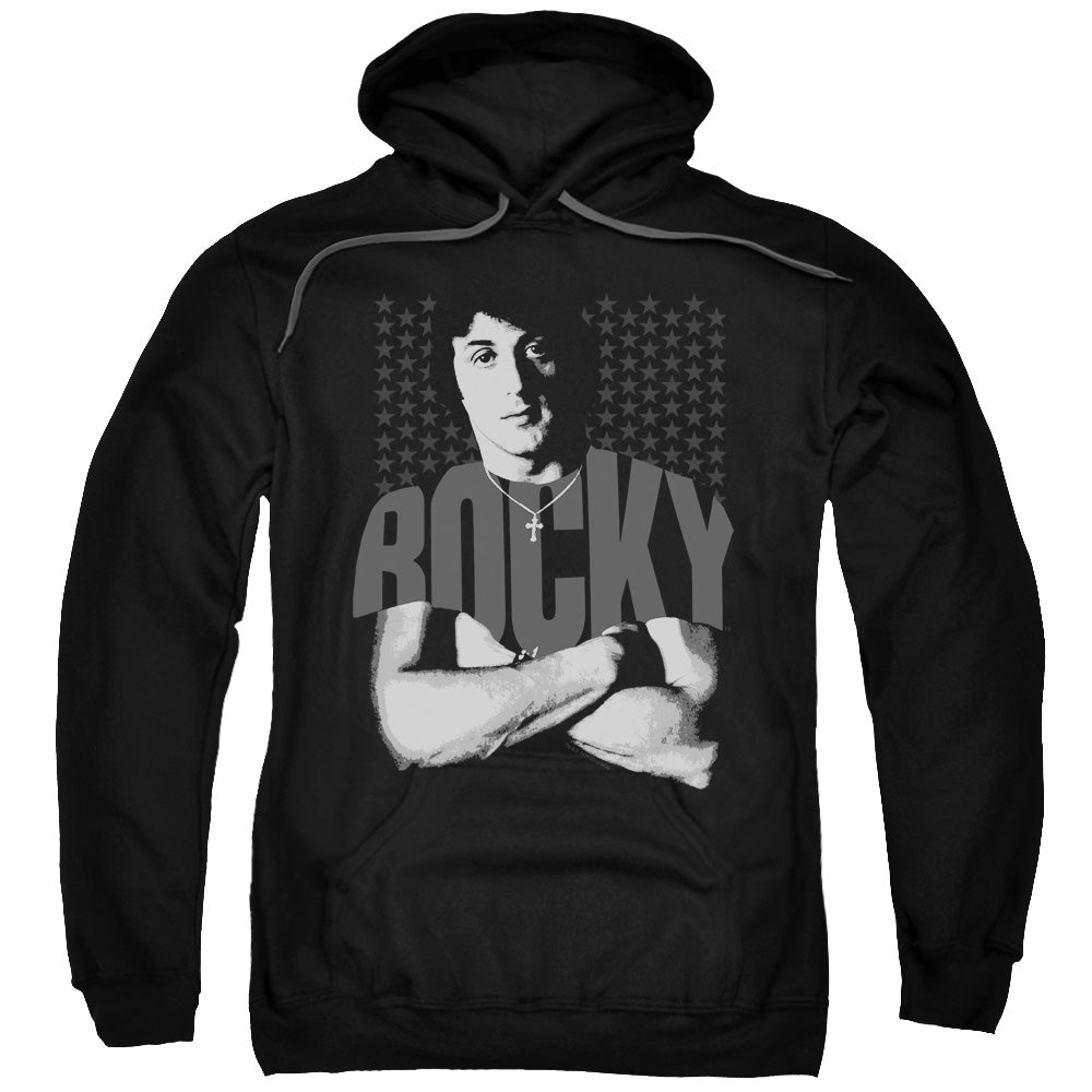 Rocky Hoodie Stars Black Hoody