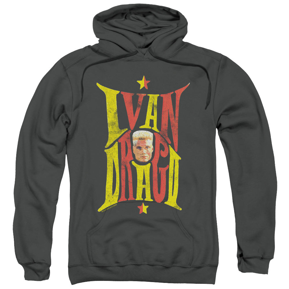 Rocky IV Hoodie Ivan Drago Colored Name Charcoal Hoody