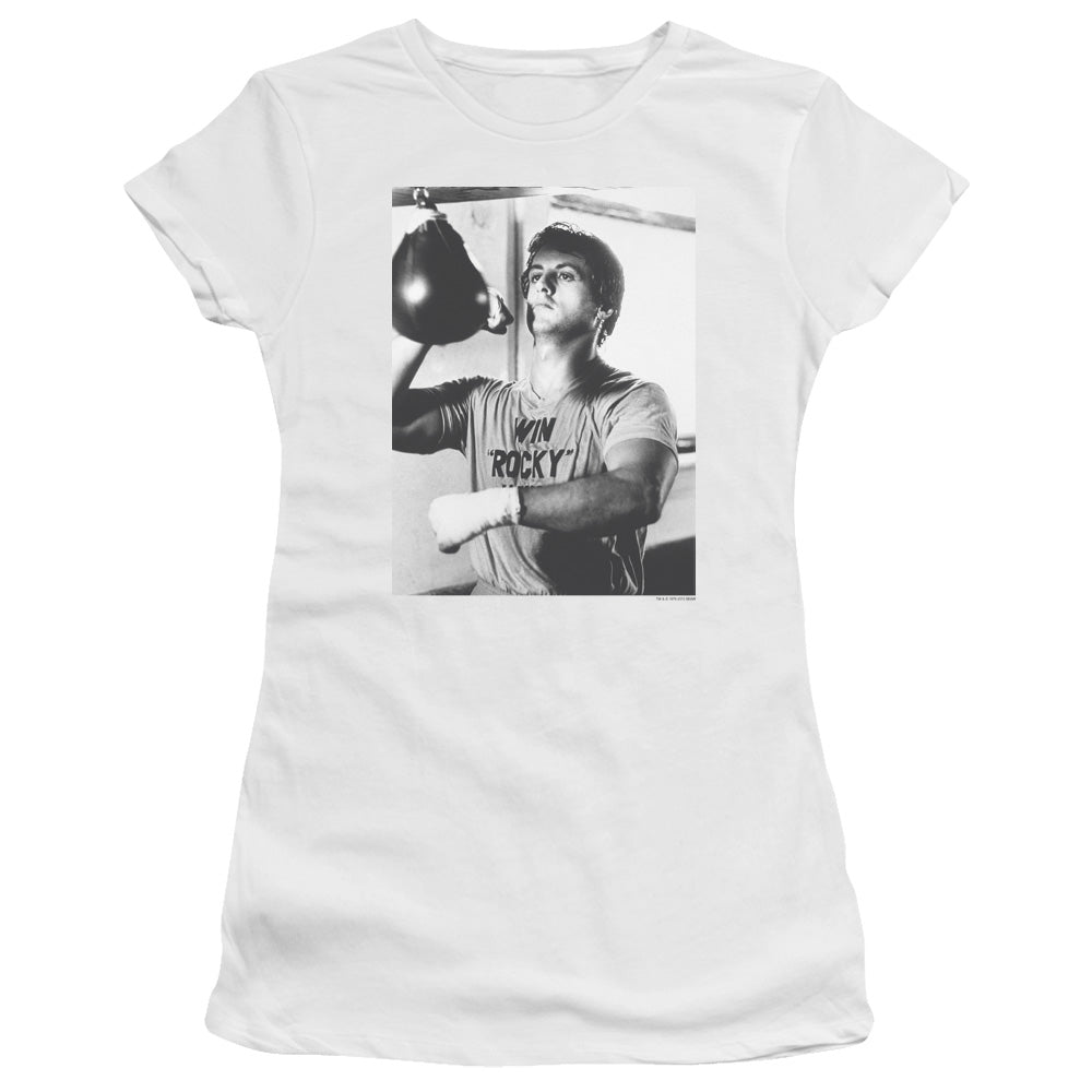 Rocky Juniors T-Shirt Training Portrait White Tee