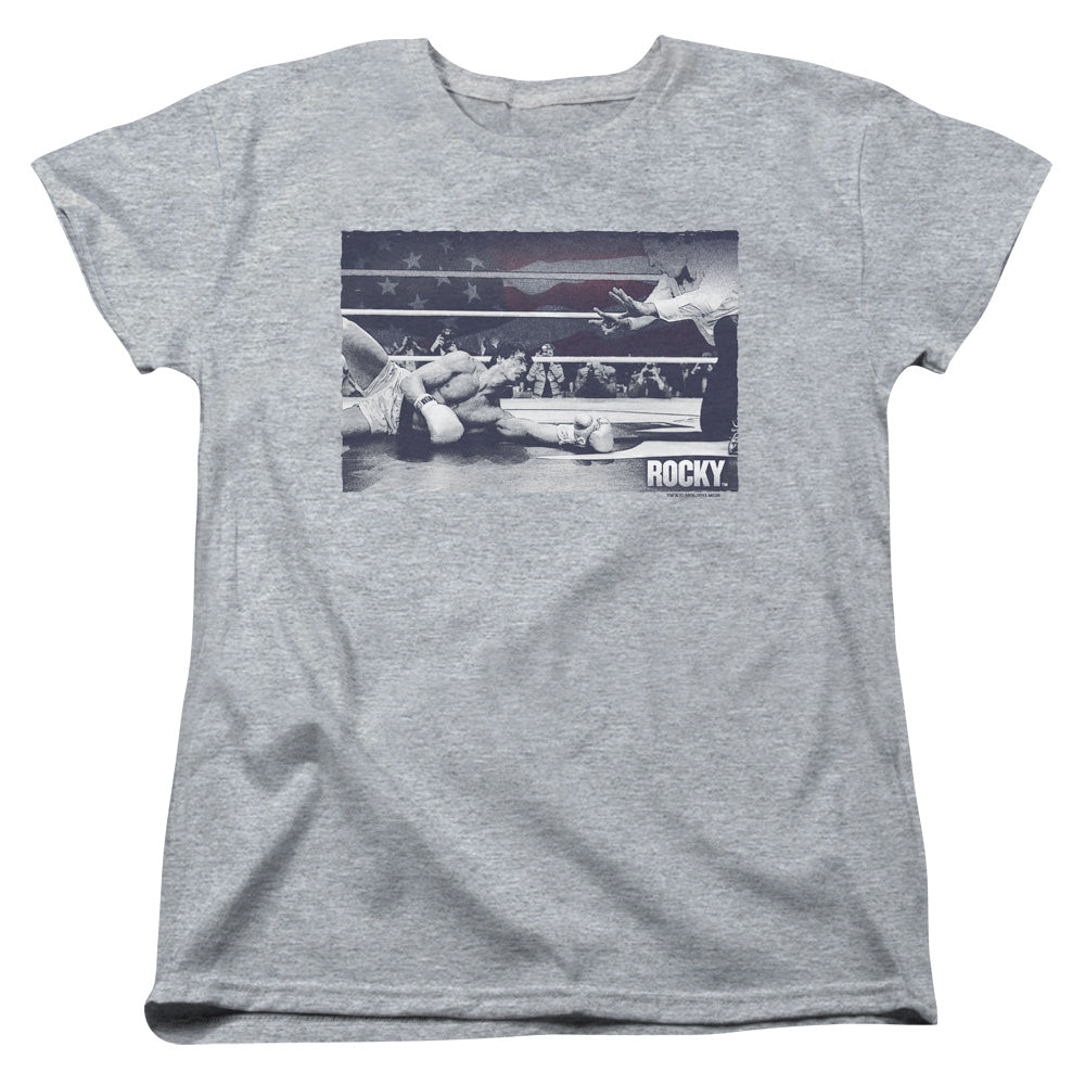 Rocky Womens T-Shirt Rocky Down Athletic Heather Tee