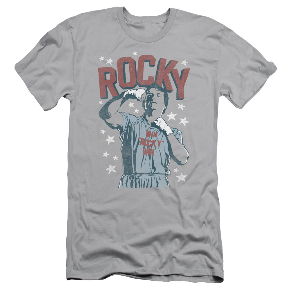 Rocky Slim Fit T-Shirt In Training Silver Tee