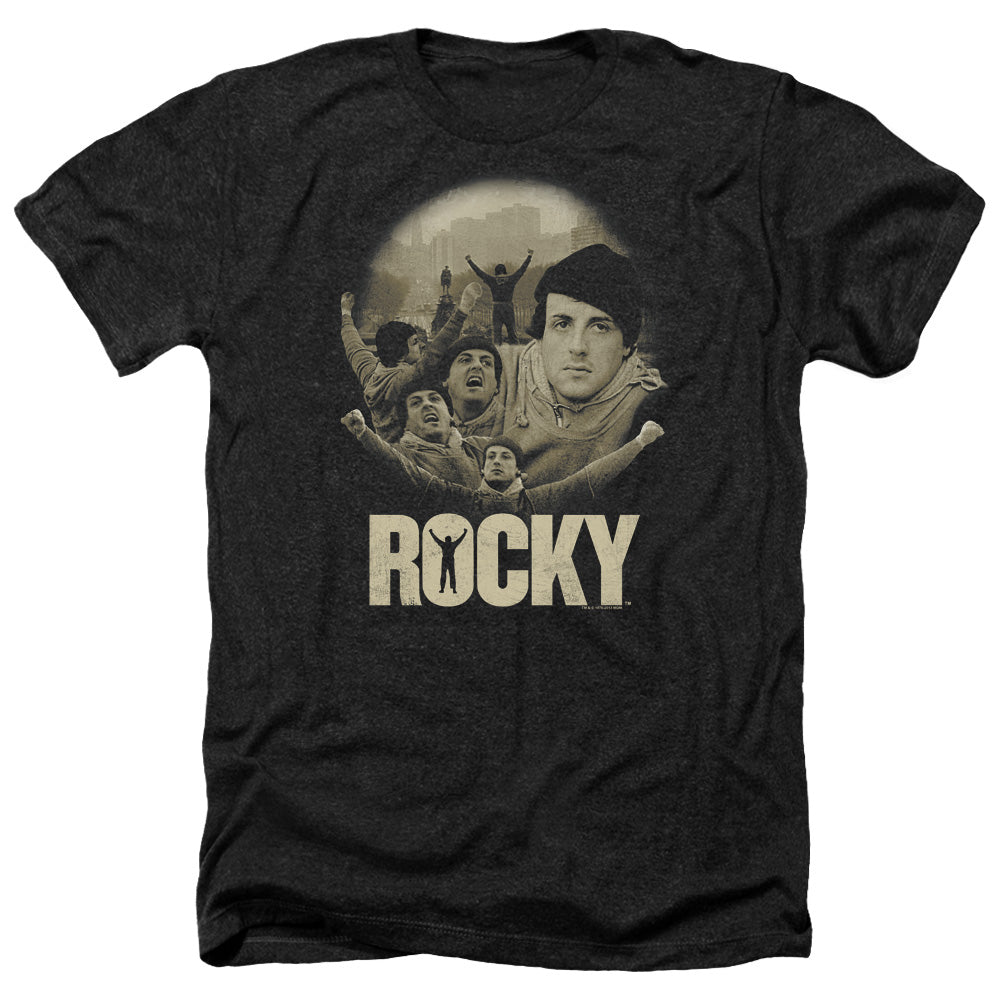 Rocky Heather T-Shirt Balboa Collage Black Tee