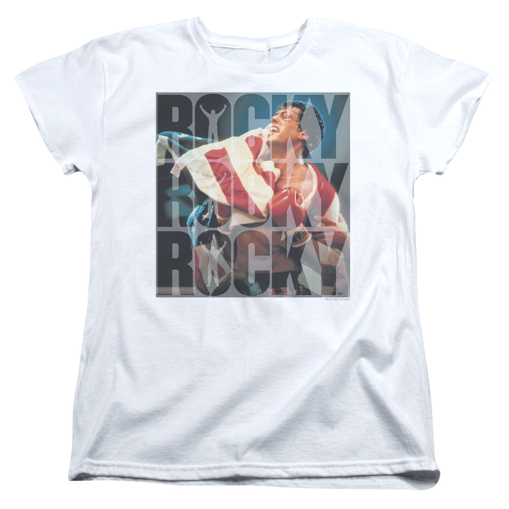 Rocky Womens T-Shirt Chant White Tee