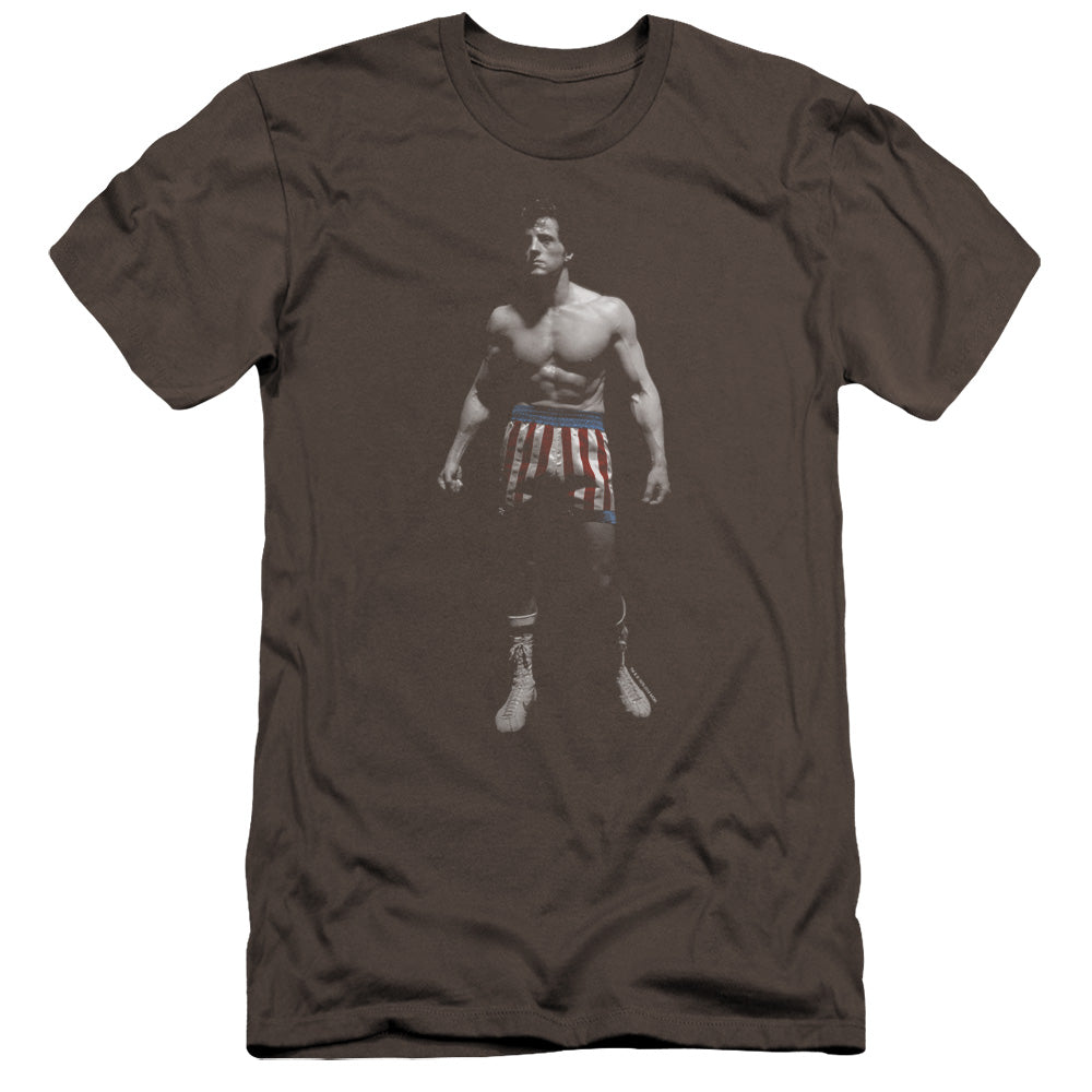 Rocky Premium Canvas T-Shirt Stand Alone Charcoal Tee