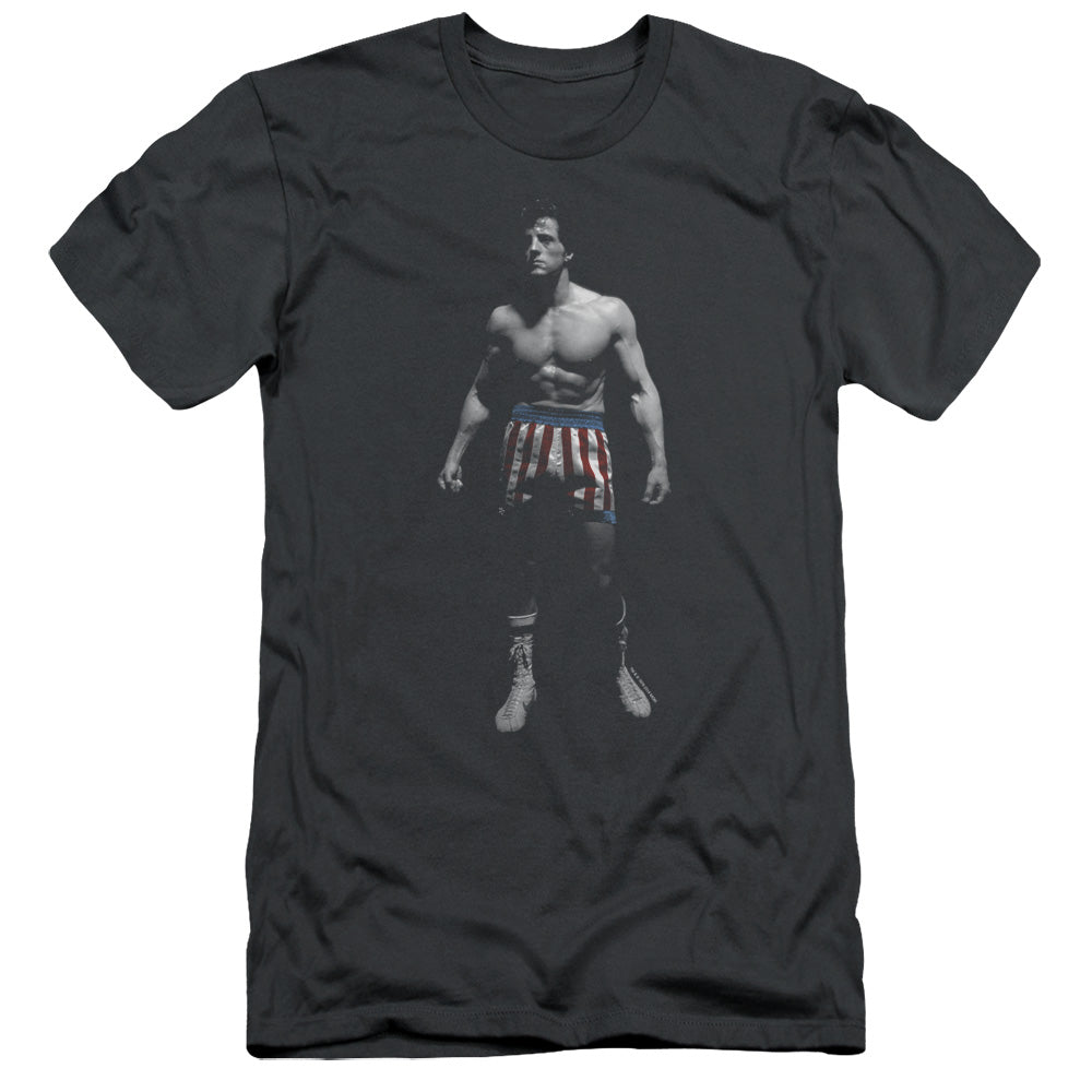 Rocky Slim Fit T-Shirt Stand Alone Charcoal Tee