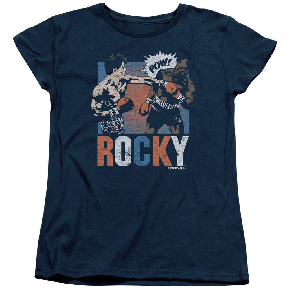 Rocky Womens T-Shirt Pow Navy Tee