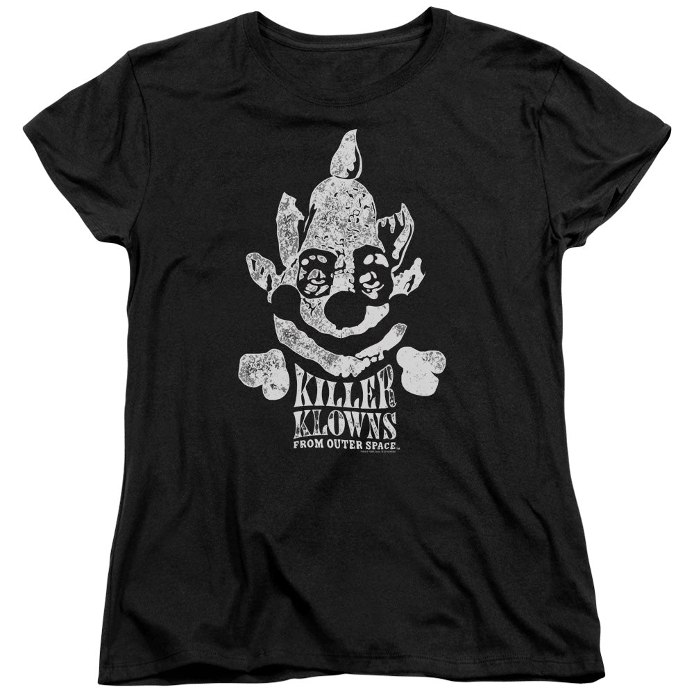 Killer Klowns From Outer Space Womens T-Shirt Kreepy Black Tee
