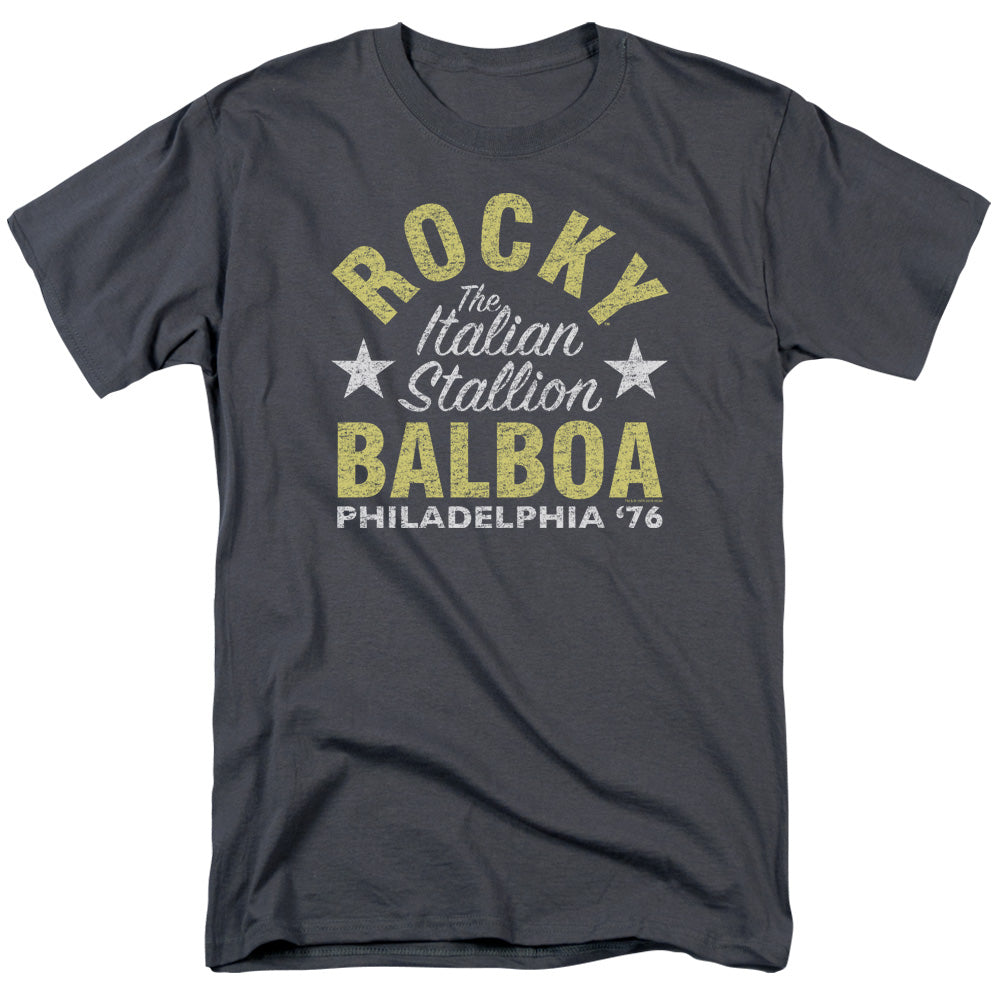 Rocky T-Shirt Italian Stallion 1976 Charcoal Tee