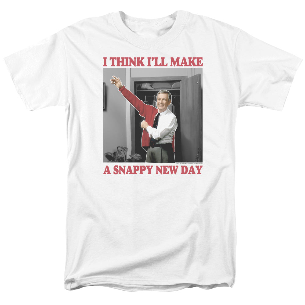 Mister Rogers T-Shirt Snappy New Day White Tee