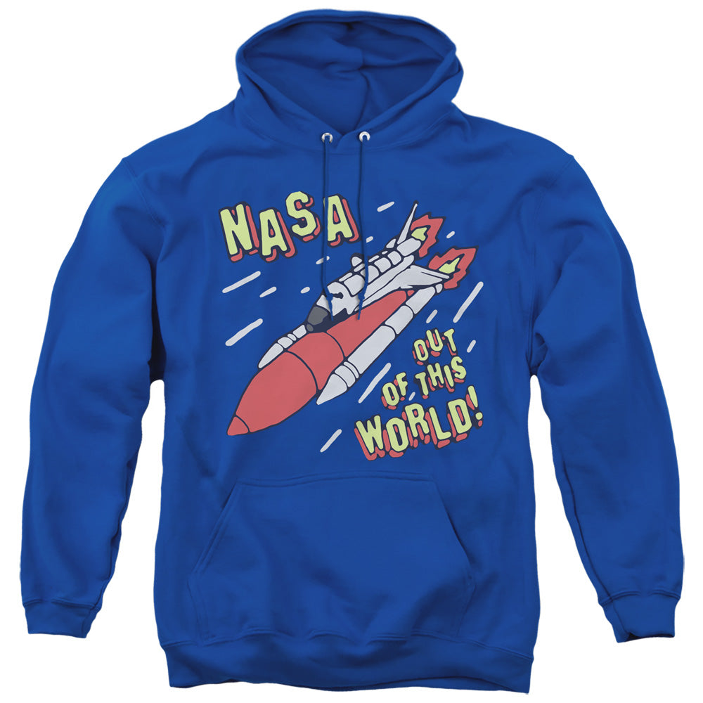 NASA Apollo 11 Hoodie Out of this World Royal Hoody