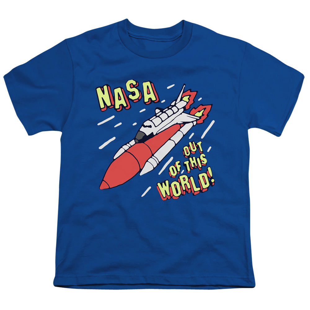 NASA Apollo 11 Kids T-Shirt Out of this World Royal Tee