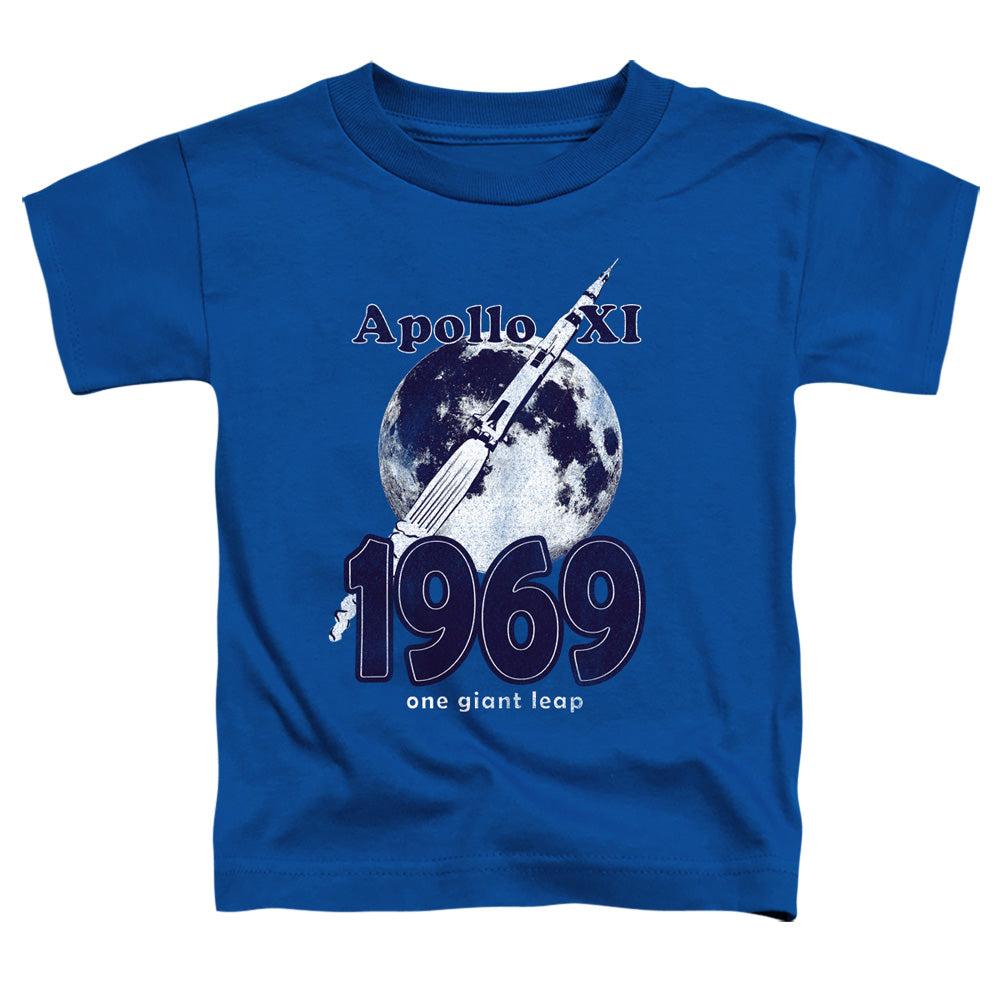 NASA Apollo 11 Toddler T-Shirt 1969 One Giant Leap Royal Tee