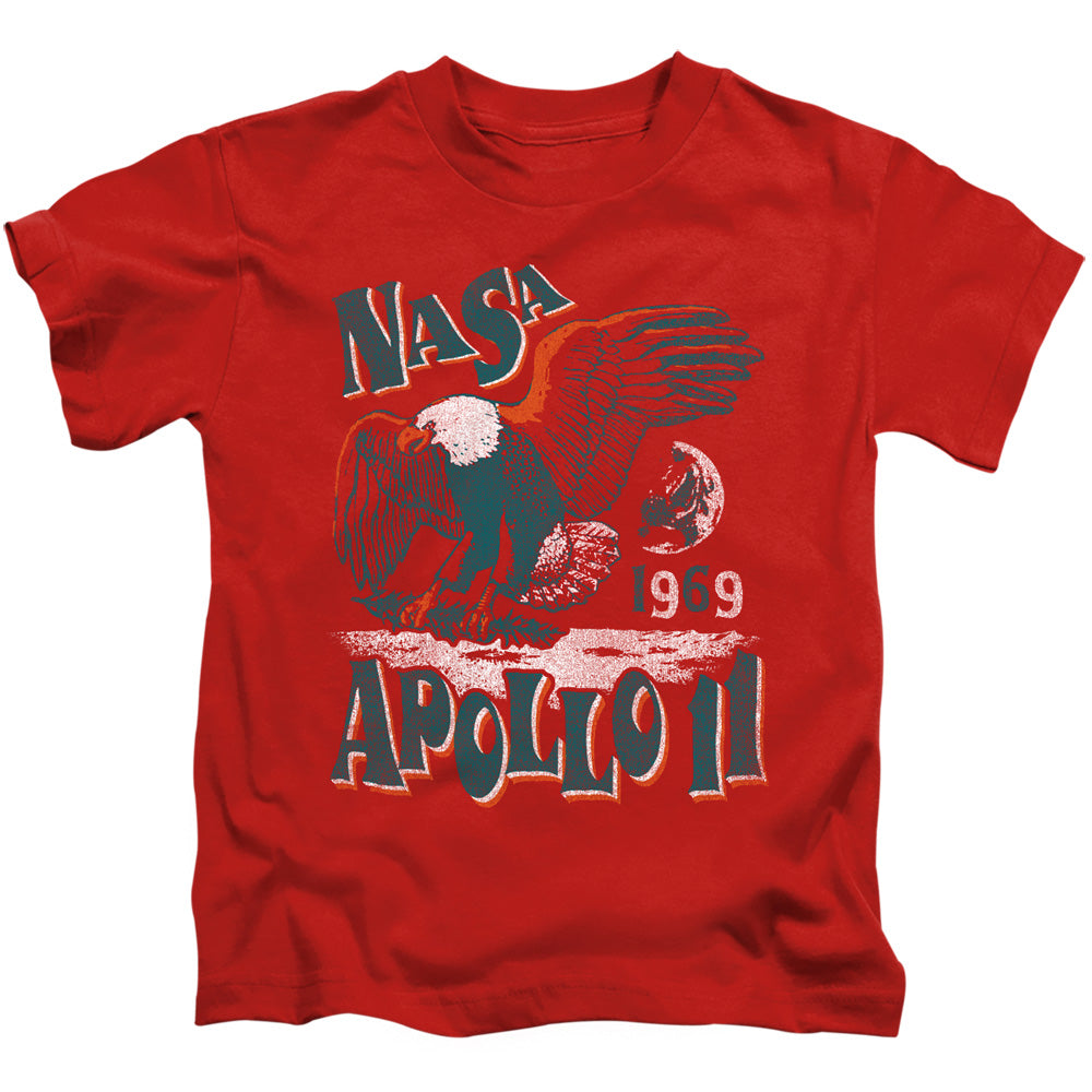 NASA Boys T-Shirt Apollo 11 Eagle Red Tee