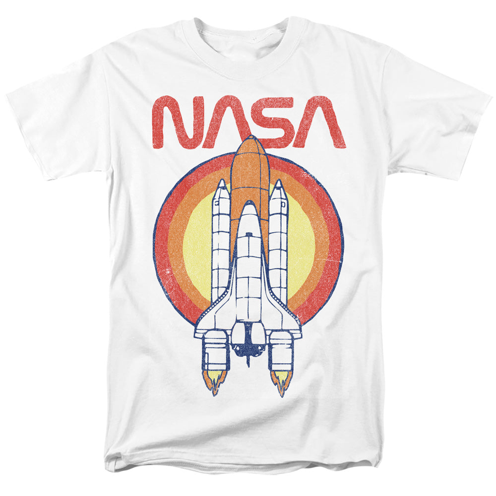 NASA T-Shirt Vintage Space Shuttle White Tee