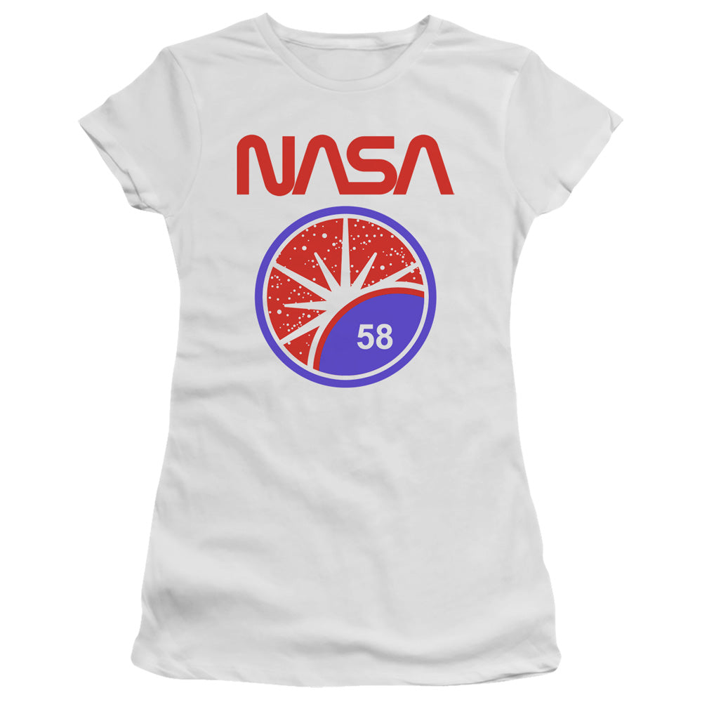 NASA Juniors T-Shirt Stars 58 White Tee