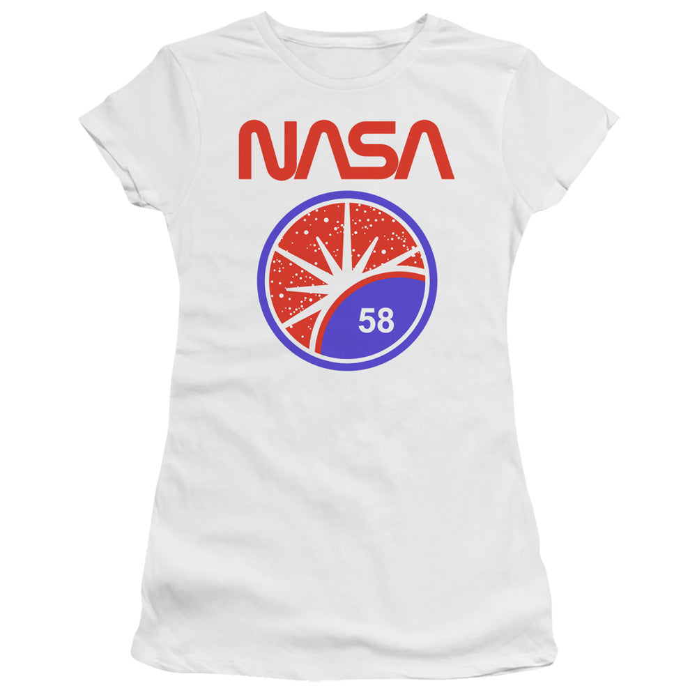 NASA Juniors T-Shirt Stars 58 White Premium Tee