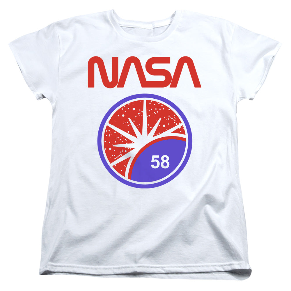 NASA Womens T-Shirt Stars 58 White Tee