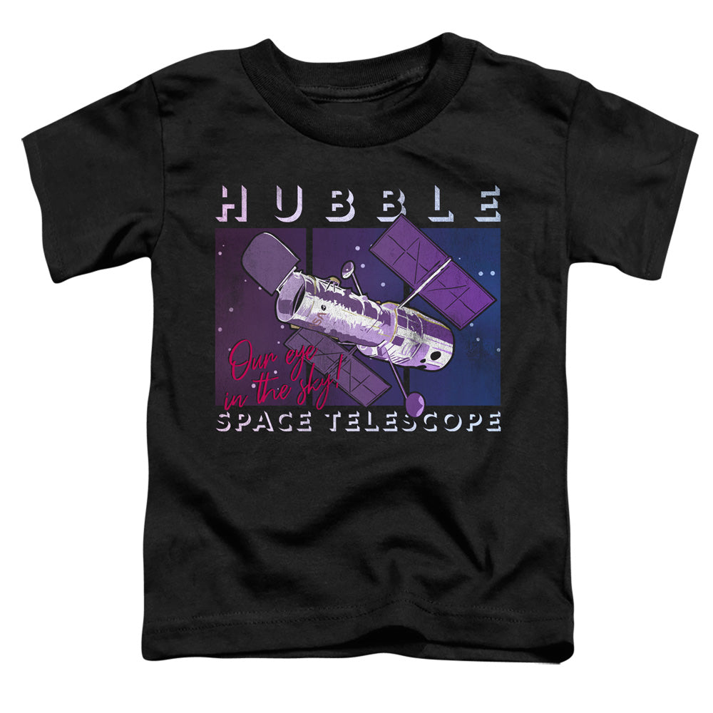 NASA Toddler T-Shirt Our Eye in the Sky Black Tee