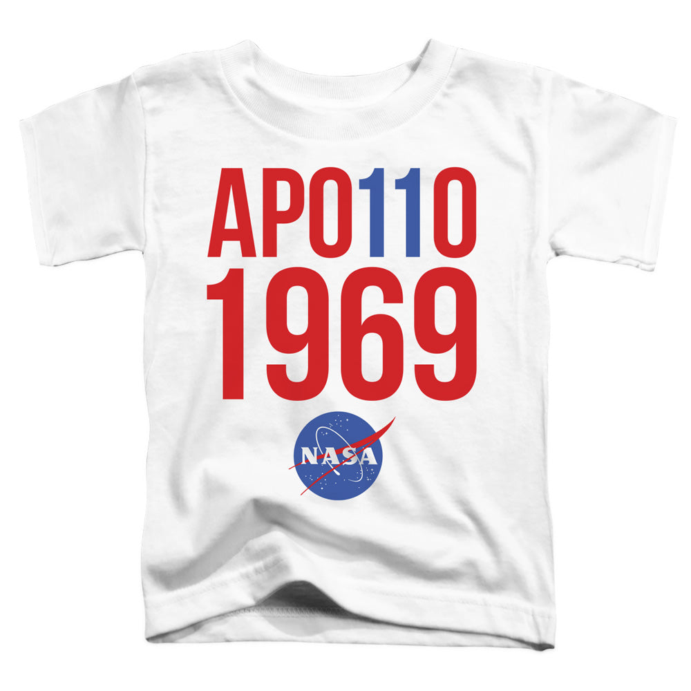 NASA Toddler T-Shirt Apollo 11 1969 White Tee