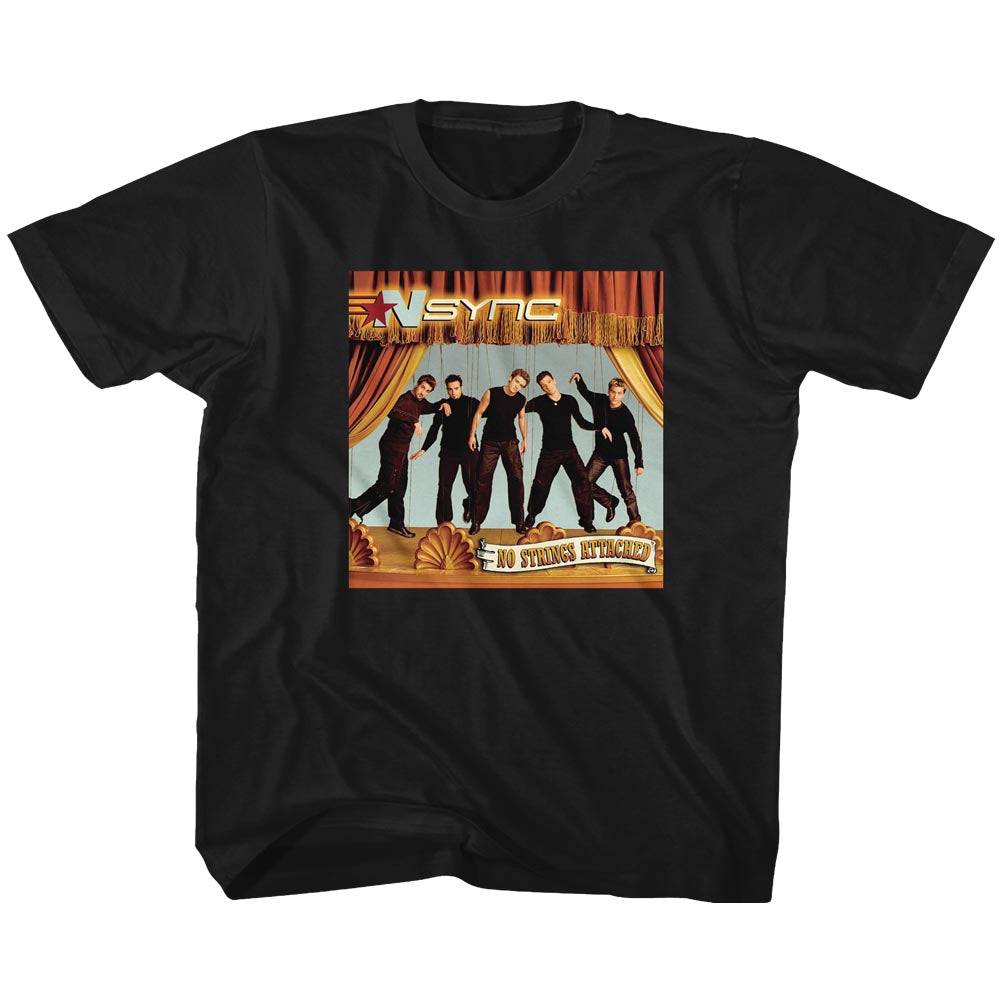 NSYNC Kids T-Shirt No Strings Attached Black Tee