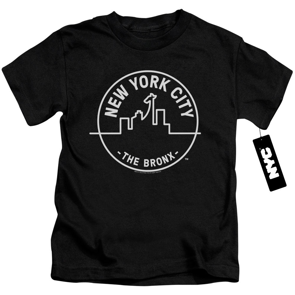 NYC Boys T-Shirt New York City The Bronx Black Tee