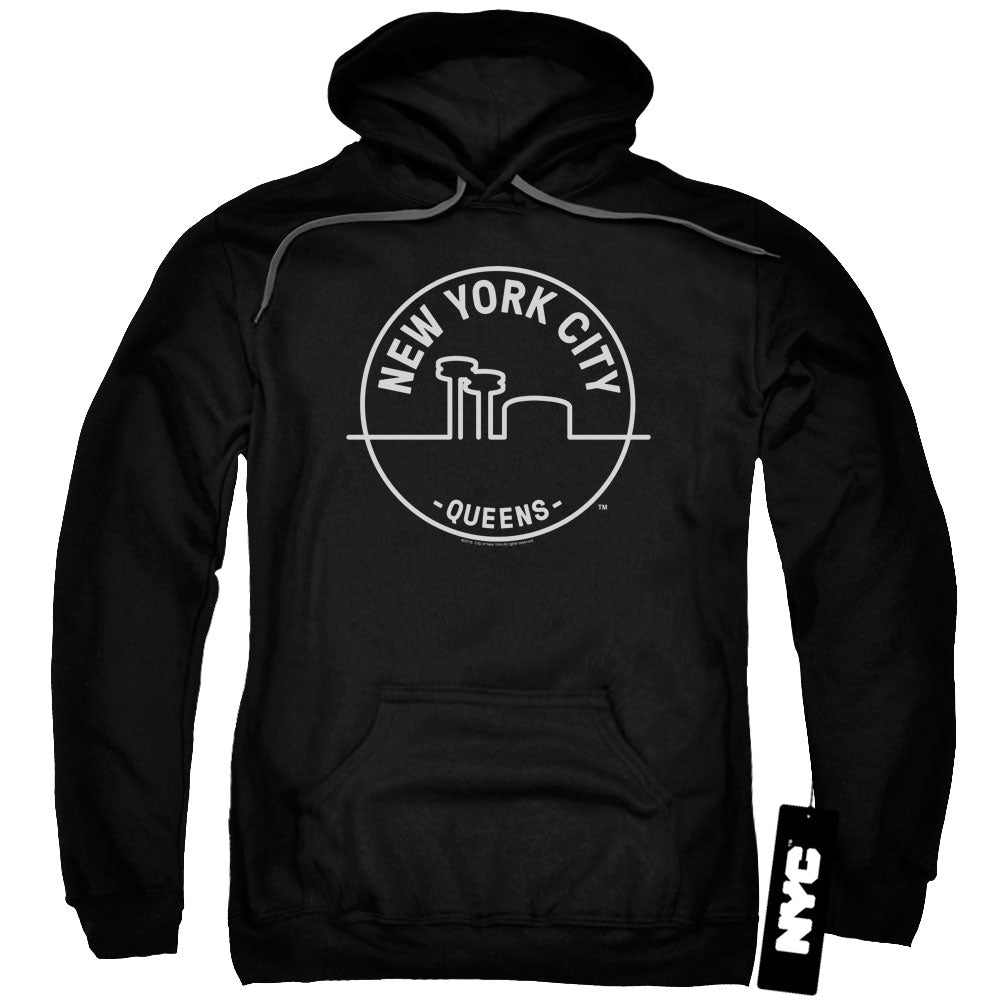 NYC Hoodie New York City Queens Black Hoody