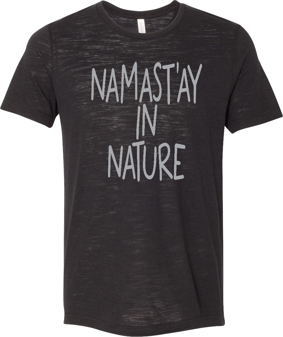 Yoga T-shirt Namast'ay in Nature Burnout Tee