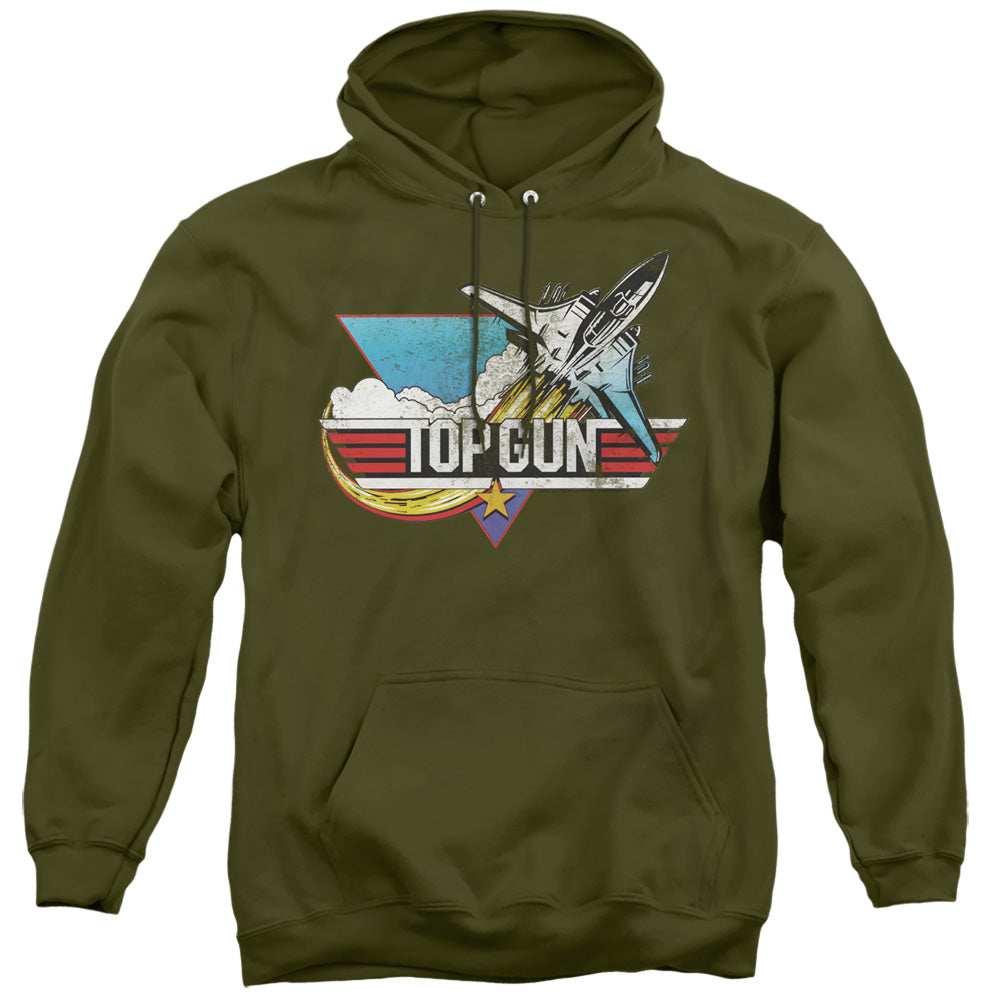 Top Gun Hoodie Vintage Logo Military Hoody