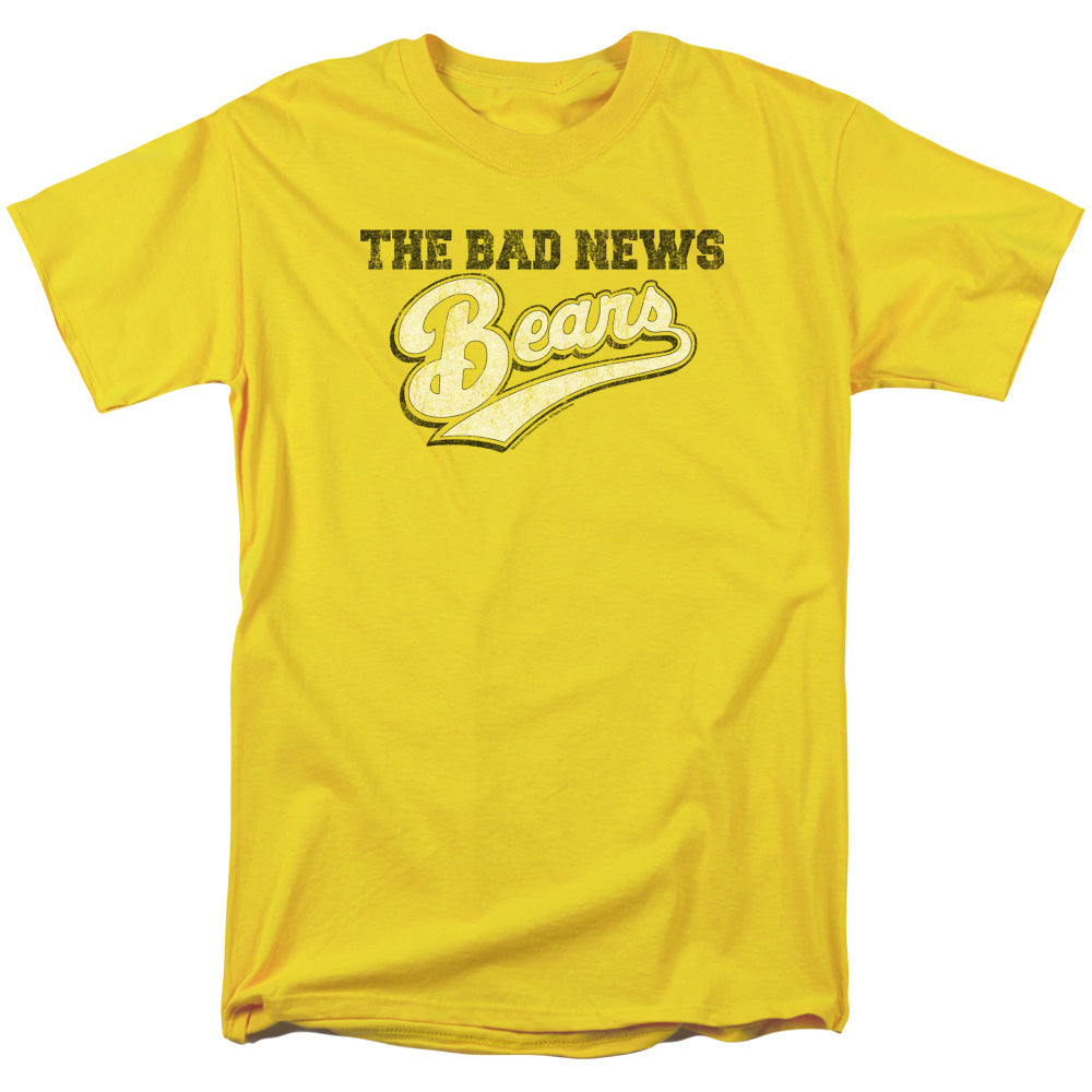 The Bad News Bears T-Shirt Vintage Movie Logo Yellow Tee