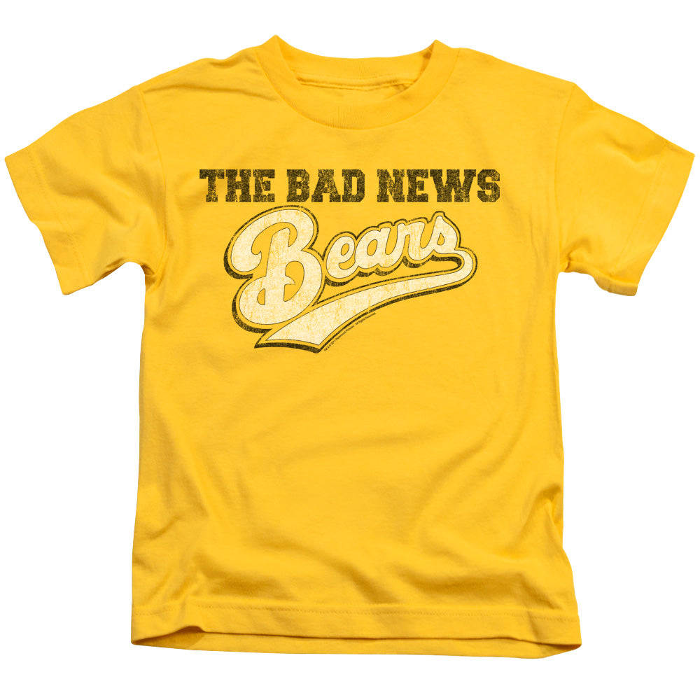 The Bad News Bears Boys T-Shirt Vintage Movie Logo Yellow Tee