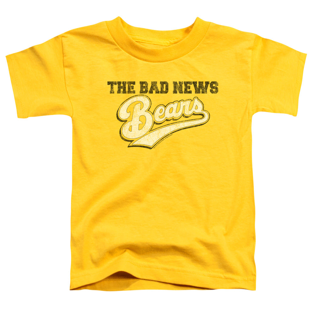 The Bad News Bears Toddler T-Shirt Vintage Movie Logo Yellow Tee