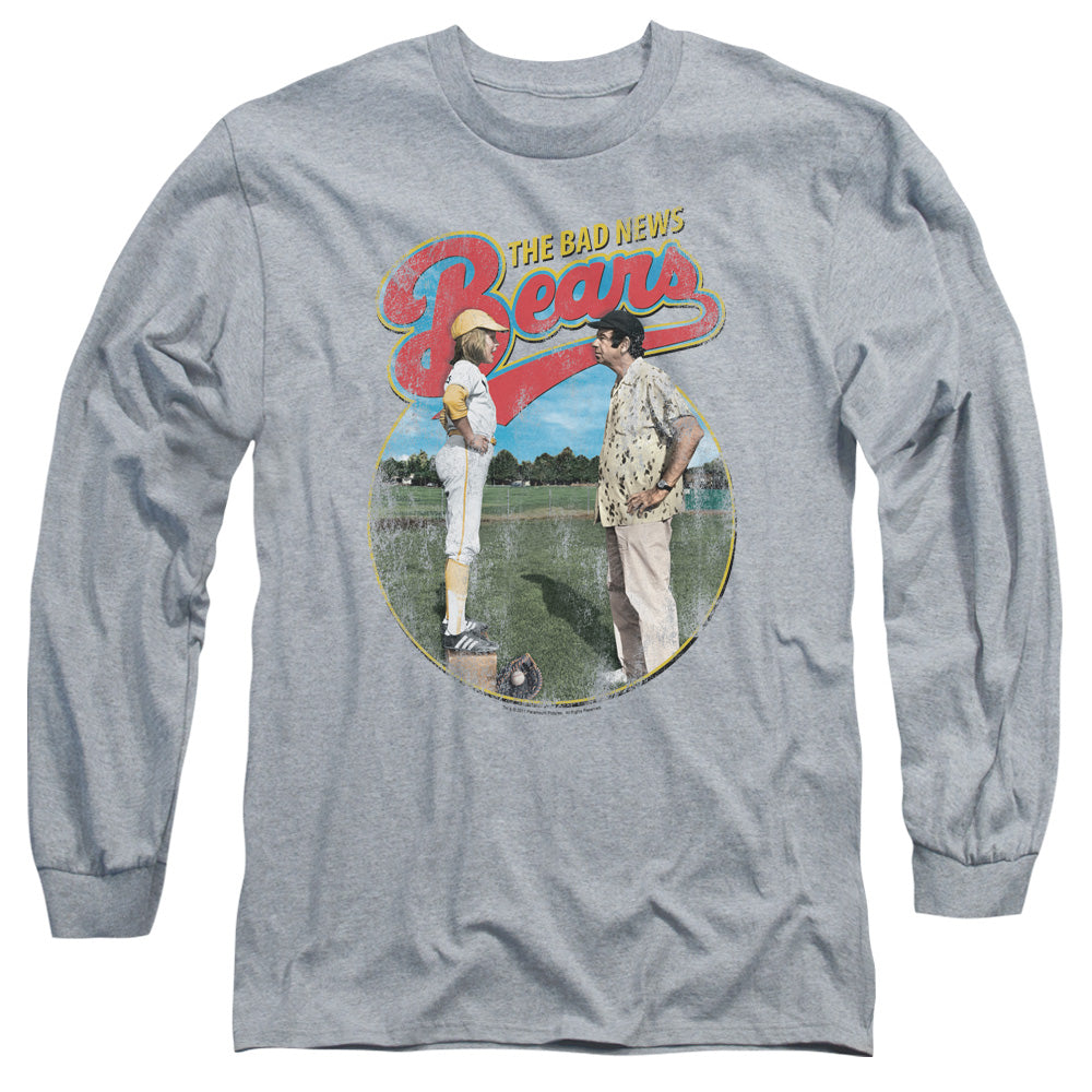 The Bad News Bears Long Sleeve T-Shirt Movie Cover Photo Heather Tee