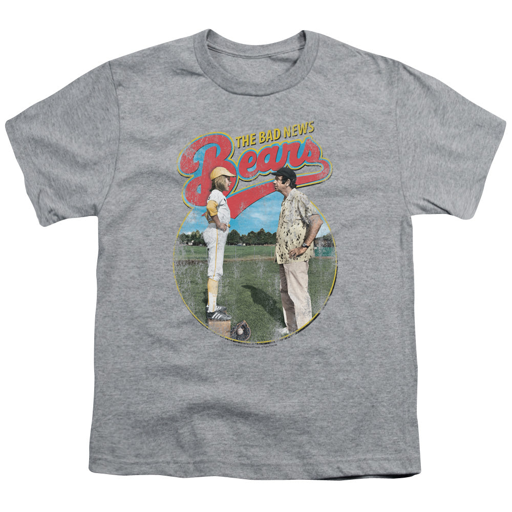 The Bad News Bears Kids T-Shirt Movie Cover Photo Heather Tee