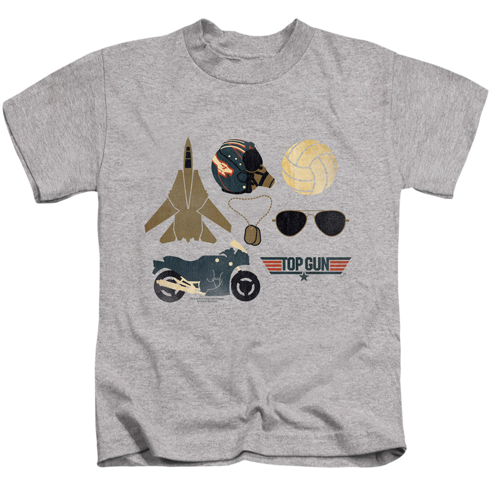 Top Gun Boys T-Shirt Maverick Items Heather Tee