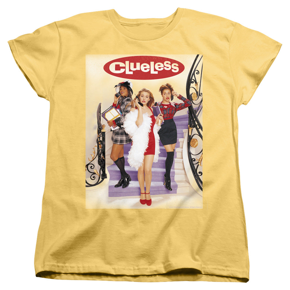 Clueless Womens T-Shirt Movie Poster Artwork Banana Tee