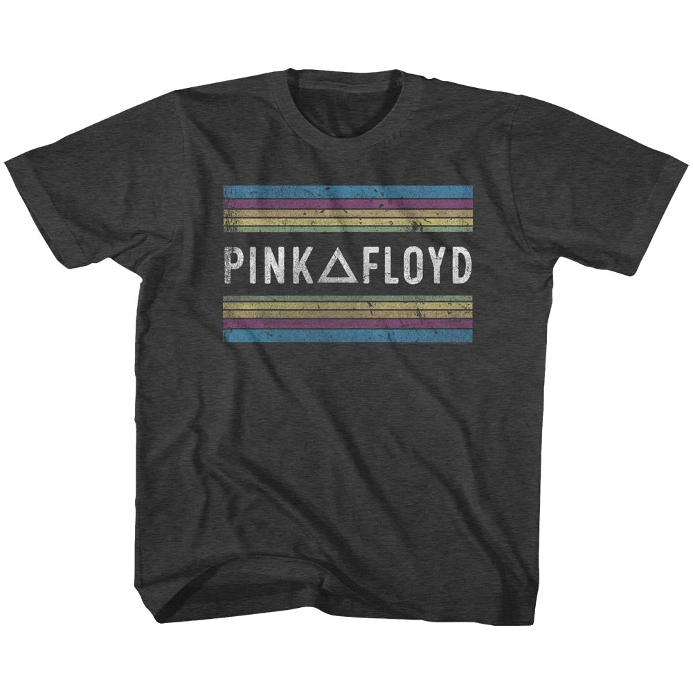 Pink Floyd Kids T-Shirt Rainbows Black Heather Tee